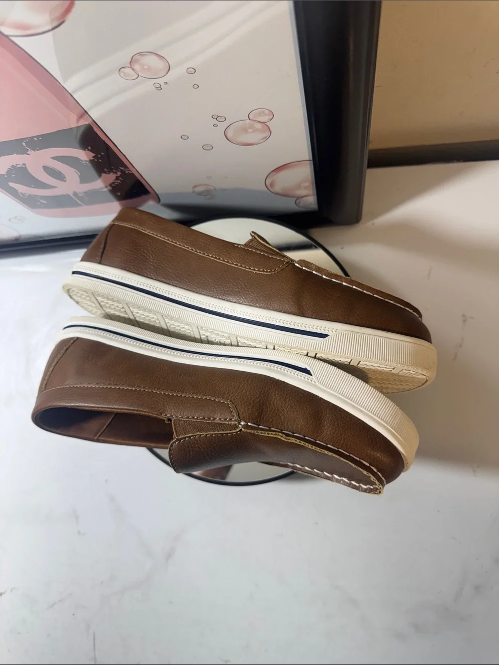 Sperry Tucker Jr. Venetian Leather Loafers - Boys Size 4M